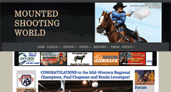 Desktop Screenshot of mountedshootingworld.com